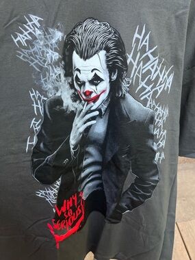 NWT Shaka Wear Joker Graphic Tee 3XL Heavyweight Streetwear